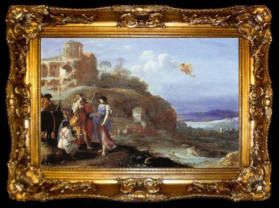 framed  Cornelis van Poelenburch Mercury and Herse, ta009-2