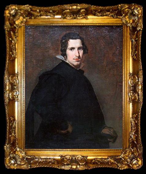framed  Diego Velazquez Portrat eines jungen Spaniers, ta009-2