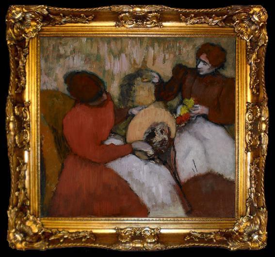 framed  Edgar Degas The Milliners, ta009-2