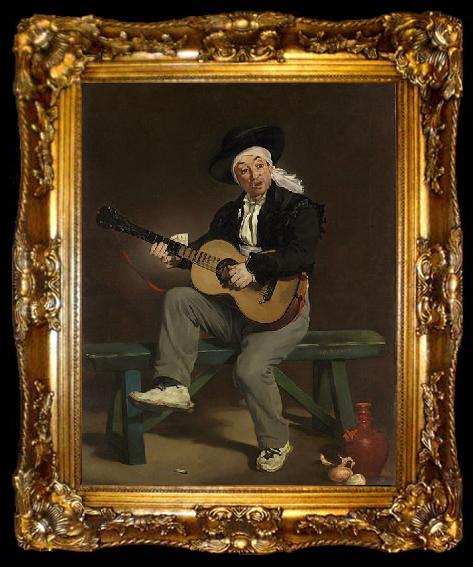 framed  Edouard Manet The Spanish singer, ta009-2