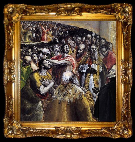 framed  El Greco The Adoration of the Name of Jesus, ta009-2