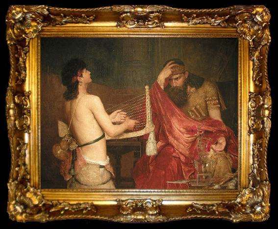 framed  Ernst Josephson David and Saul, ta009-2