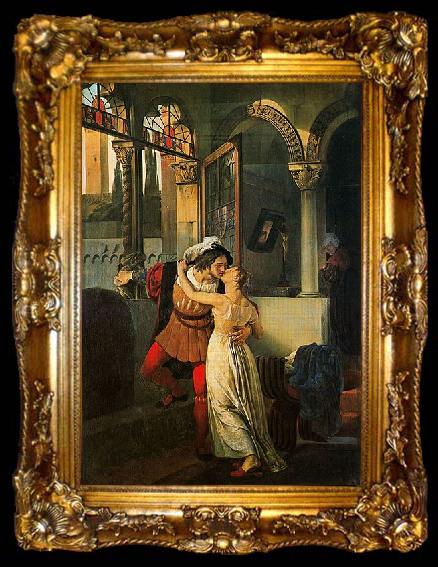 framed  Francesco Hayez Romeo und Julia, ta009-2