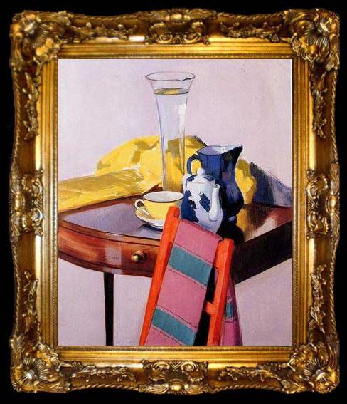 framed  Francis Campbell Boileau Cadell The Vase of Water, ta009-2