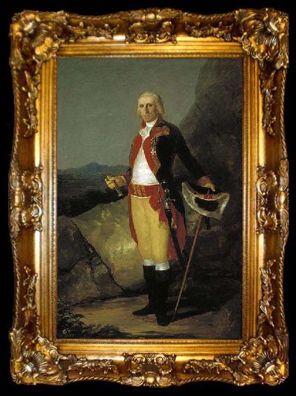 framed  Francisco de Goya General Jose de Urrutia, ta009-2