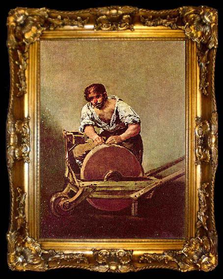 framed  Francisco de Goya Der Schleifer, ta009-2