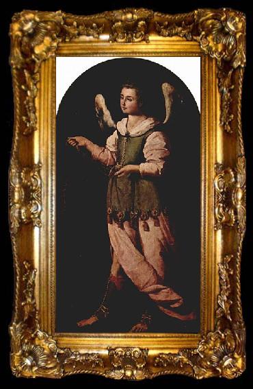 framed  Francisco de Zurbaran Engel mit Weihrauchgefab, ta009-2