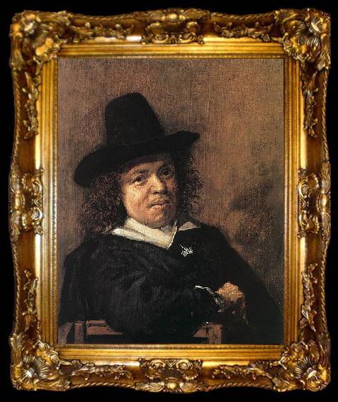 framed  Frans Hals Portrait of Frans Jansz. Post, ta009-2