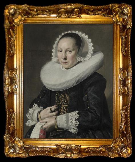 framed  Frans Hals Portrait of a woman, ta009-2