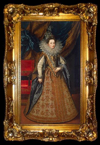 framed  Frans Pourbus Portrait of Margaret of Savoy, Duchess of Mantua Pourbus, ta009-2