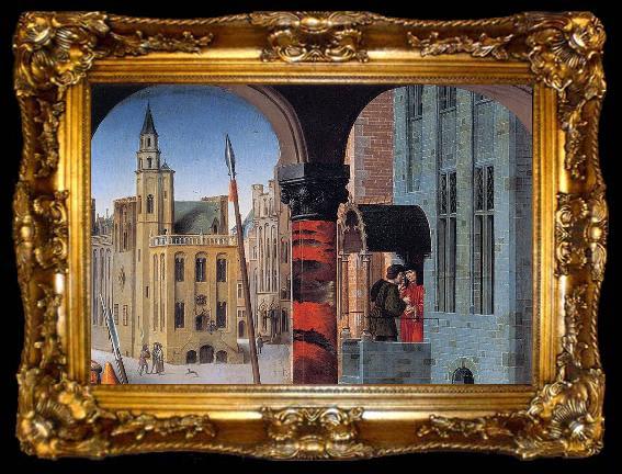 framed  Gerard David The Judgment of Cambyses, ta009-2
