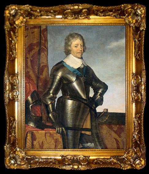 framed  Gerard van Honthorst Frederik Hendrik (1584 - 1647), prince of Orange, ta009-2