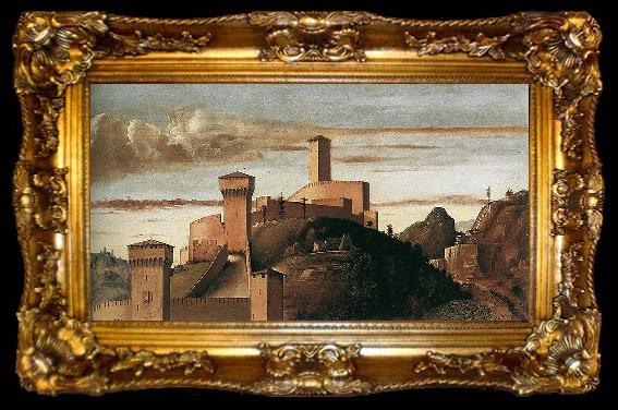 framed  Giovanni Bellini Pesaro Altarpiece, ta009-2