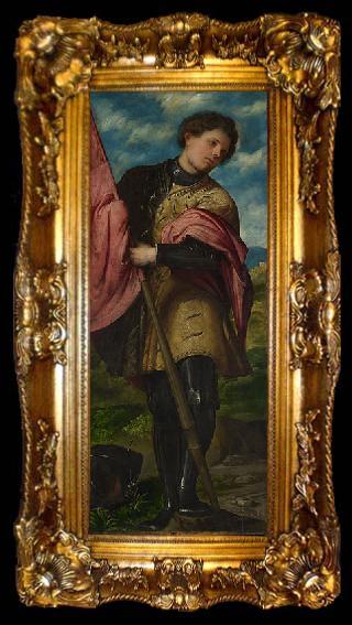 framed  Girolamo Romanino Saint Alexander, ta009-2