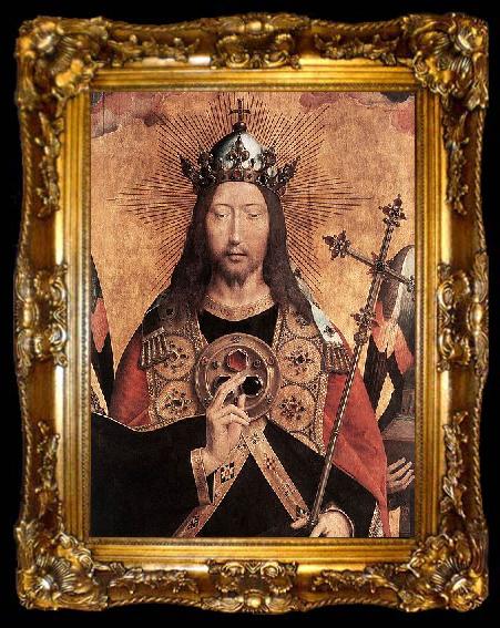 framed  Hans Memling Christ Surrounded by Musician Angels, ta009-2