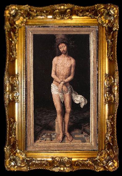 framed  Hans Memling Christ at the Column, ta009-2