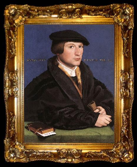 framed  Hans holbein the younger Portrait of a Member of the Wedigh Family, ta009-2