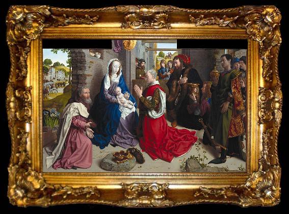 framed  Hugo van der Goes The Adoration of the Kings, ta009-2