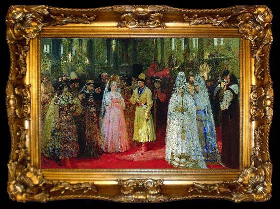 framed  Ilya Repin Choosing a Bride for the Grand Duke, ta009-2