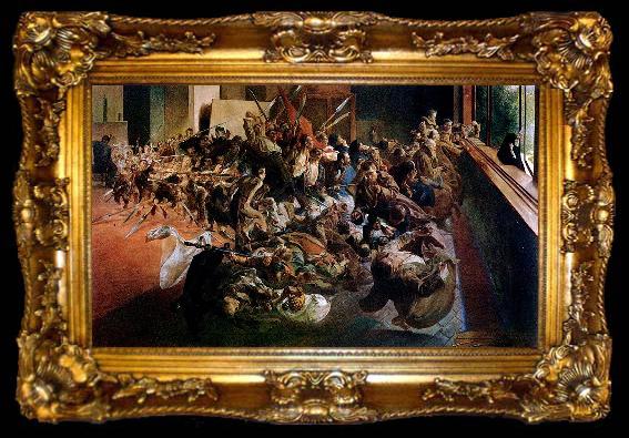 framed  Jacek Malczewski Melancholia., ta009-2