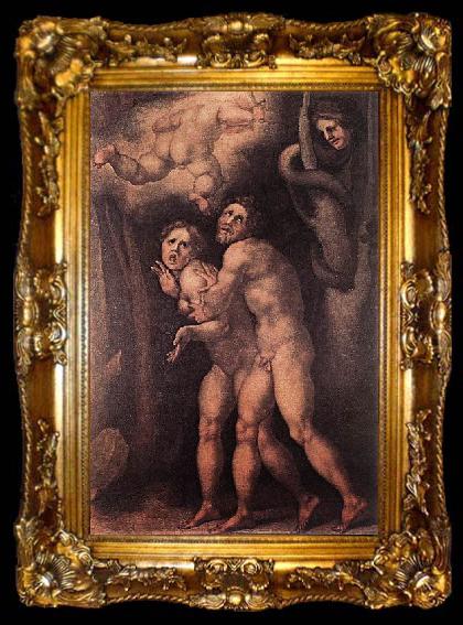 framed  Jacopo Pontormo The Expulsion from Earthly Paradise, ta009-2