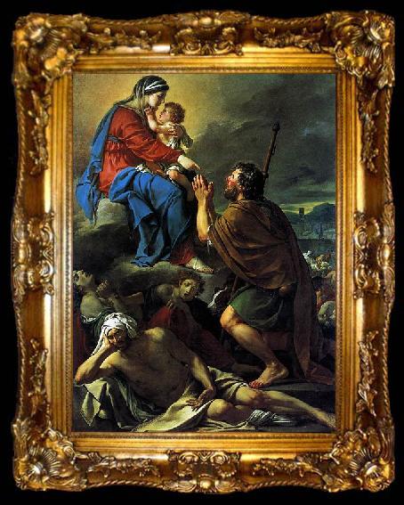 framed  Jacques-Louis David Virgin Mary to Heal Victims of the Plague, ta009-2