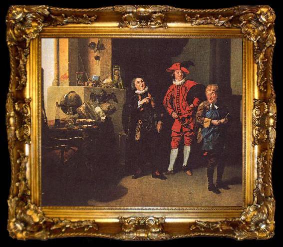 framed  Johann Zoffany David Garrick as Abel Drugger in Jonson