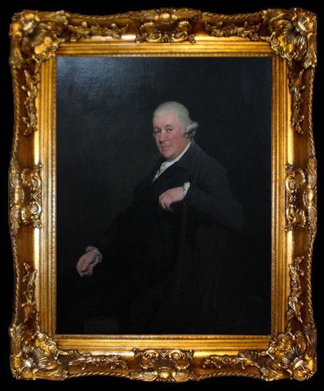 framed  Joseph wright of derby Reverend Basil Bury Beridge, ta009-2