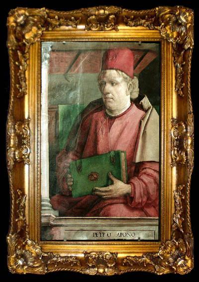framed  Justus van Gent Pietro dAbano, ta009-2