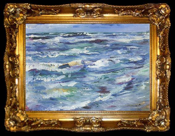 framed  Lovis Corinth Meer bei La Spezia, ta009-2