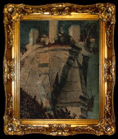 framed  Lucas Cranach the Elder Ritter mit zwei Sohnen, ta009-2