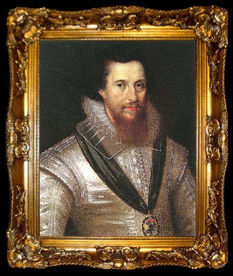 framed  Marcus Gheeraerts Robert Devereux, Earl of Essex, ta009-2