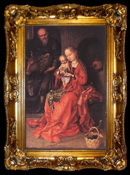 framed  Martin Schongauer The Holy Family, ta009-2