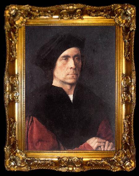 framed  Michel Sittow Portrait of a Man, ta009-2