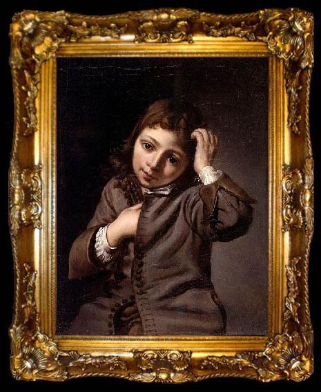 framed  Michiel Sweerts Portrait of a boy, ta009-2