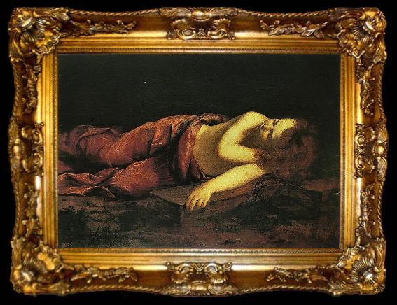framed  Orazio Gentileschi Jesus endormi sur la croix, ta009-2