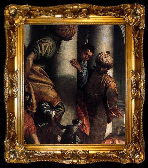 framed  Paolo  Veronese Saints Mark and Marcellinus being led to Martyrdom, ta009-2