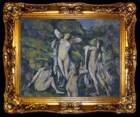 framed  Paul Cezanne Women Bathing, ta009-2
