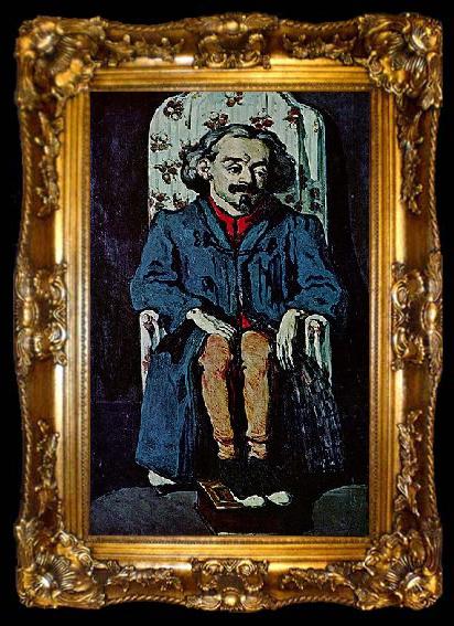 framed  Paul Cezanne Portrat des Achille Emperaire, ta009-2
