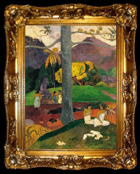 framed  Paul Gauguin Mata Mua, ta009-2