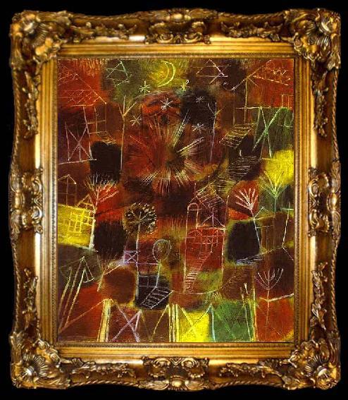 framed  Paul Klee Cosmic Composition, ta009-2