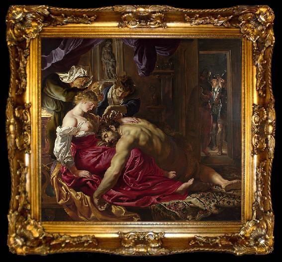 framed  Peter Paul Rubens Samson and Delilah, ta009-2