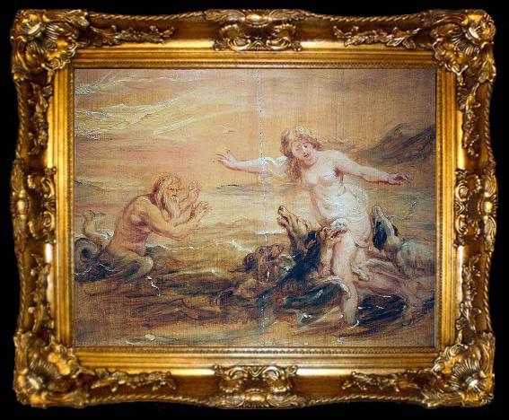 framed  Peter Paul Rubens Scylla et Glaucus, ta009-2