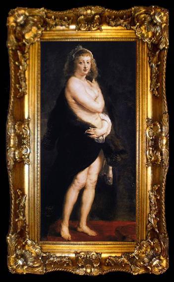 framed  Peter Paul Rubens The Fur, ta009-2