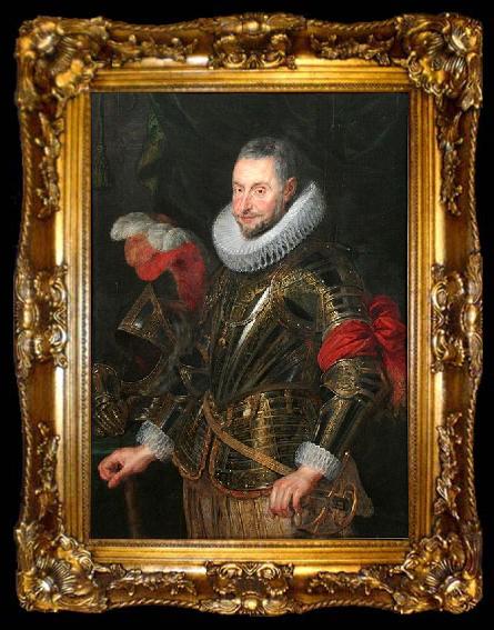 framed  Peter Paul Rubens Portrait of the Marchese Ambrogio Spinola, ta009-2