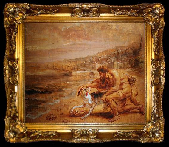 framed  Peter Paul Rubens La decouverte de la pourpre, ta009-2