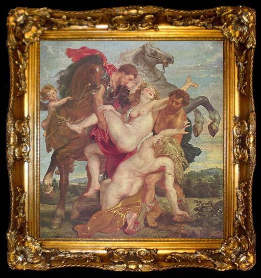 framed  Peter Paul Rubens Raub der Tochter des Leukippos, ta009-2