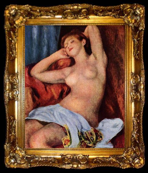 framed  Pierre-Auguste Renoir La baigneuse endormie, ta009-2