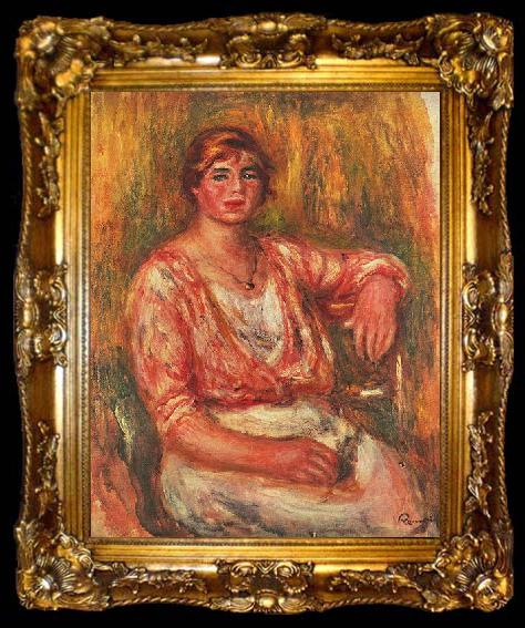 framed  Pierre-Auguste Renoir Melkerin, ta009-2