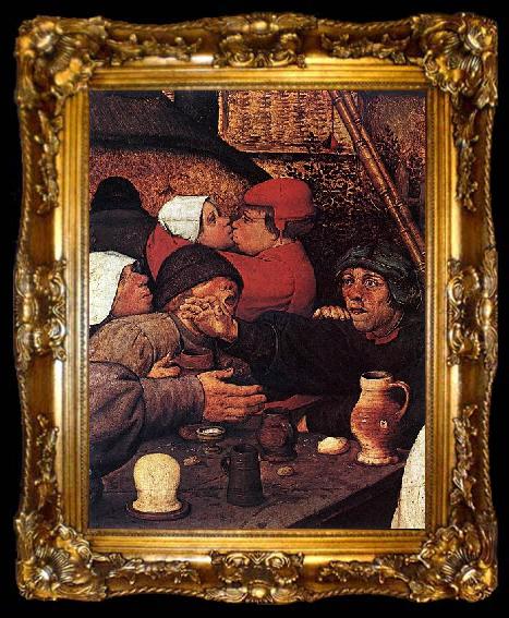 framed  Pieter Bruegel the Elder The Peasant Dance, ta009-2